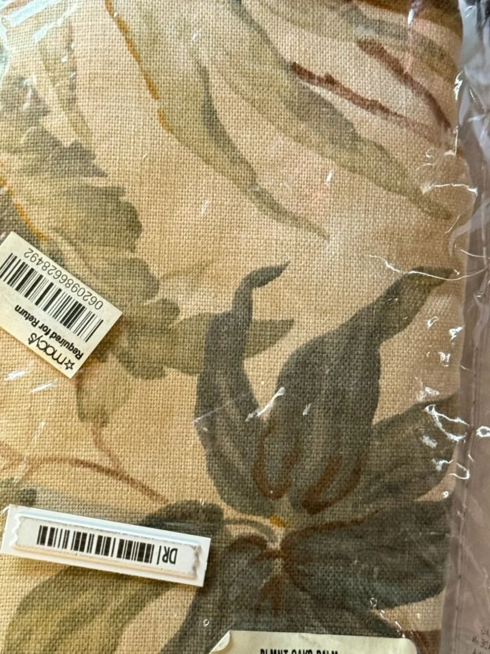 Lauren Ralph Lauren Belmont Oaks Palm Neutral One European Sham NEW Pillowcase